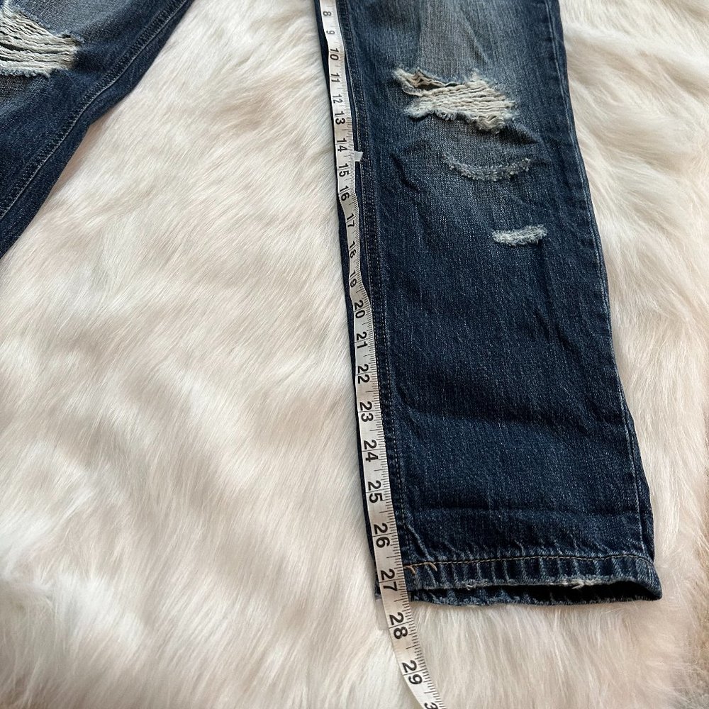 KANCAN Jeans Straight Leg High Waist Girlfriend Distressed Boho Size 27 #KC9147D - Picture 7 of 9